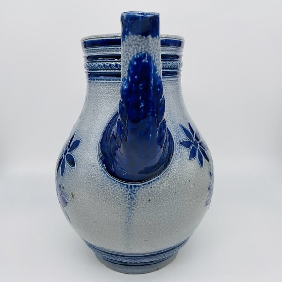 Rare Gres de La Roche Jos Kalb Salt Glazed Pottery Coffee Teapot w Lid Pitcher - Picture 4 of 10